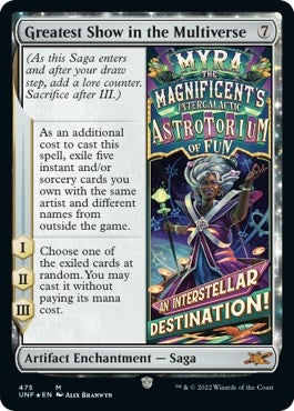 Image for Greatest Show in the Multiverse (Galaxy Foil) (475) [Unfinity] - Magic: The Gathering