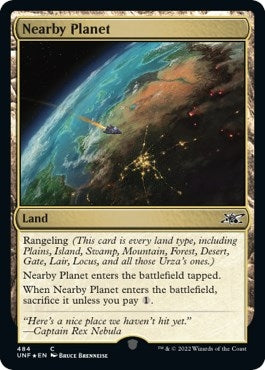 Image for Nearby Planet (Galaxy Foil) (484) [Unfinity] - Magic: The Gathering
