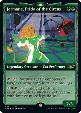Image for Jermane, Pride of the Circus (Showcase) (Galaxy Foil) (504) [Unfinity] - Magic: The Gathering