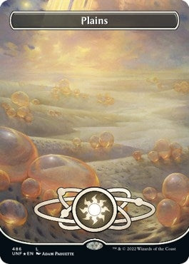 Image for Plains (486) (Borderless) (Galaxy Foil) (486) [Unfinity] - Magic: The Gathering