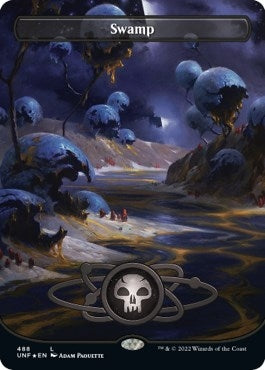 Image for Swamp (488) (Borderless) (Galaxy Foil) (488) [Unfinity] - Magic: The Gathering