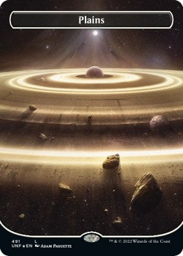 Image for Plains (491) (Borderless) (Galaxy Foil) (491) [Unfinity] - Magic: The Gathering