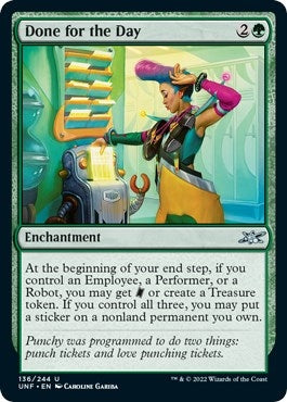 Image for Done for the Day (136) [Unfinity] - Magic: The Gathering