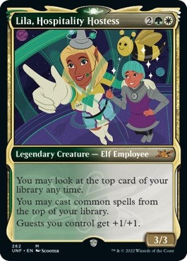 Image for Lila, Hospitality Hostess (Showcase) (262) [Unfinity] - Magic: The Gathering