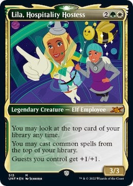 Image for Lila, Hospitality Hostess (Showcase) (Galaxy Foil) (513) [Unfinity] - Magic: The Gathering