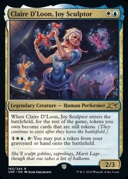 Image for Claire D'Loon, Joy Sculptor (165) [Unfinity] - Magic: The Gathering