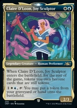 Image for Claire D'Loon, Joy Sculptor (Showcase) (258) [Unfinity] - Magic: The Gathering