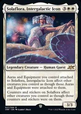 Image for Solaflora, Intergalactic Icon (27) [Unfinity] - Magic: The Gathering