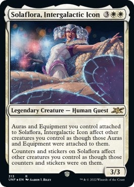 Image for Solaflora, Intergalactic Icon (Galaxy Foil) (313) [Unfinity] - Magic: The Gathering
