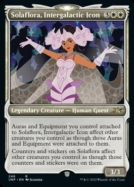 Image for Solaflora, Intergalactic Icon (Showcase) (246) [Unfinity] - Magic: The Gathering