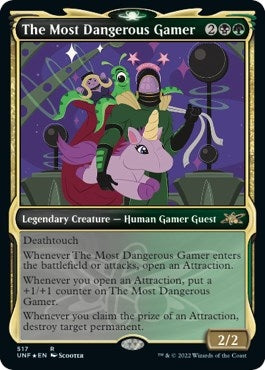 Image for The Most Dangerous Gamer (Showcase) (Galaxy Foil) (517) [Unfinity] - Magic: The Gathering