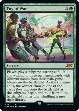 Image for Tug of War (Galaxy Foil) (445) [Unfinity] - Magic: The Gathering
