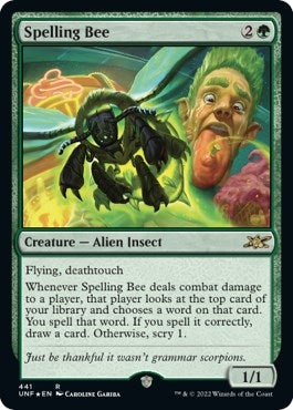 Image for Spelling Bee (Galaxy Foil) (441) [Unfinity] - Magic: The Gathering
