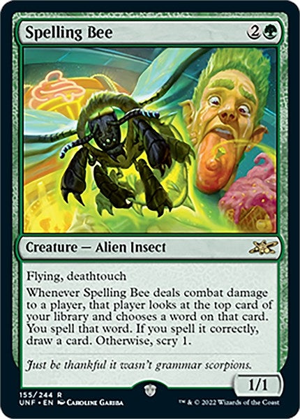 Image for Spelling Bee (155) [Unfinity] - Magic: The Gathering