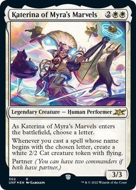 Image for Katerina of Myra's Marvels (Galaxy Foil) (302) [Unfinity] - Magic: The Gathering