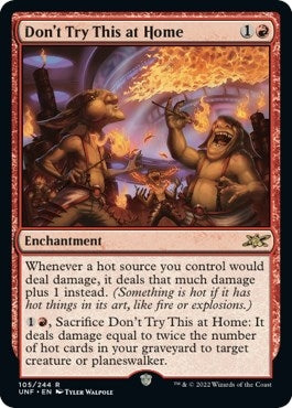 Image for Don't Try This at Home (105) [Unfinity] - Magic: The Gathering