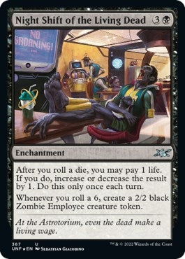 Image for Night Shift of the Living Dead (Galaxy Foil) (367) [Unfinity] - Magic: The Gathering