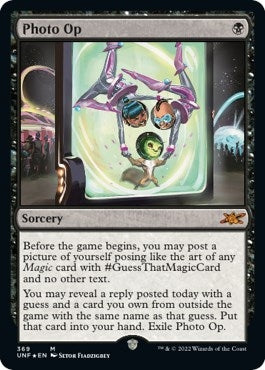 Image for Photo Op (Galaxy Foil) (369) [Unfinity] - Magic: The Gathering