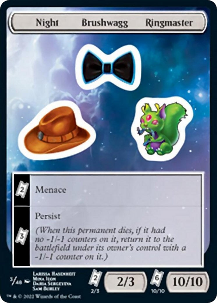 Image for Night Brushwagg Ringmaster (3) [Unfinity] - Magic: The Gathering
