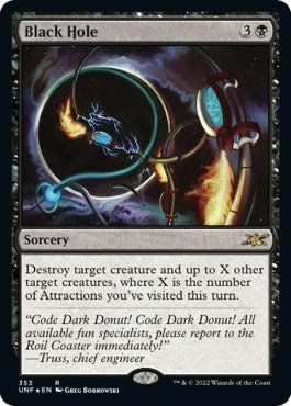 Image for Black Hole (Galaxy Foil) (353) [Unfinity] - Magic: The Gathering