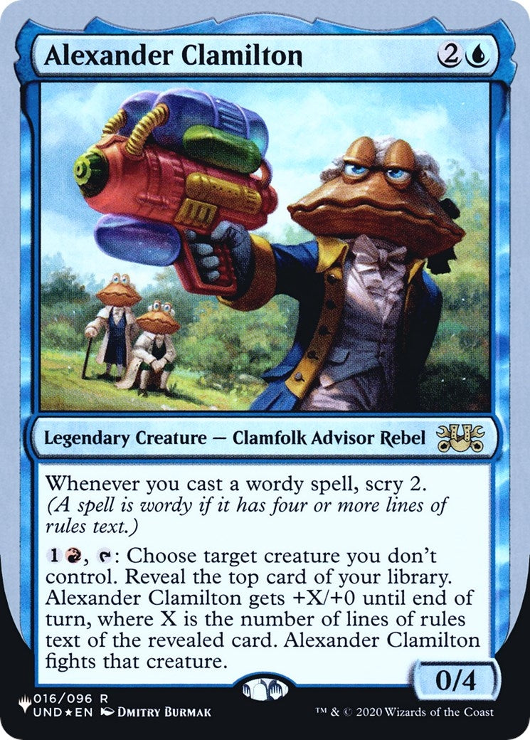 Image for Alexander Clamilton (016/096) [The List Reprints] - Magic: The Gathering
