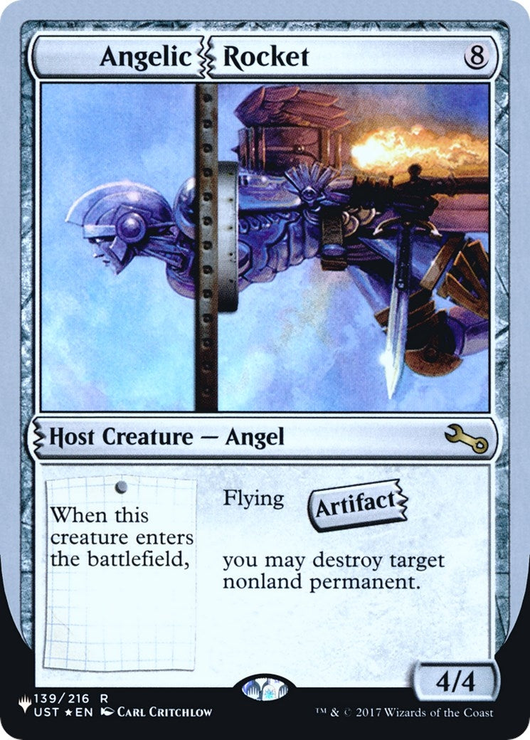 Image for Angelic Rocket (139/216) [The List Reprints] - Magic: The Gathering