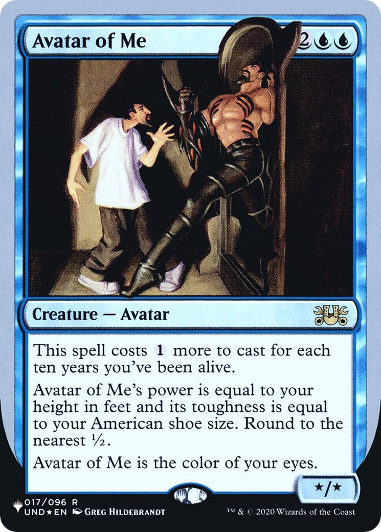 Image for Avatar of Me (017/096) [The List Reprints] - Magic: The Gathering