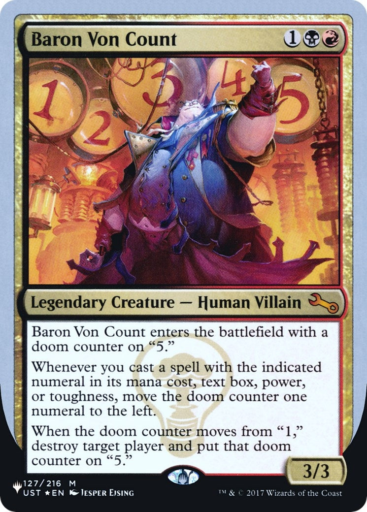 Image for Baron Von Count (127/216) [The List Reprints] - Magic: The Gathering