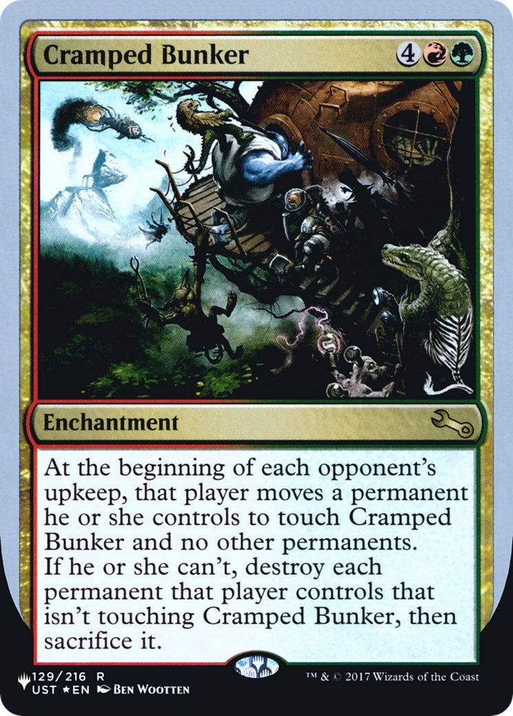 Image for Cramped Bunker (129/216) [The List Reprints] - Magic: The Gathering