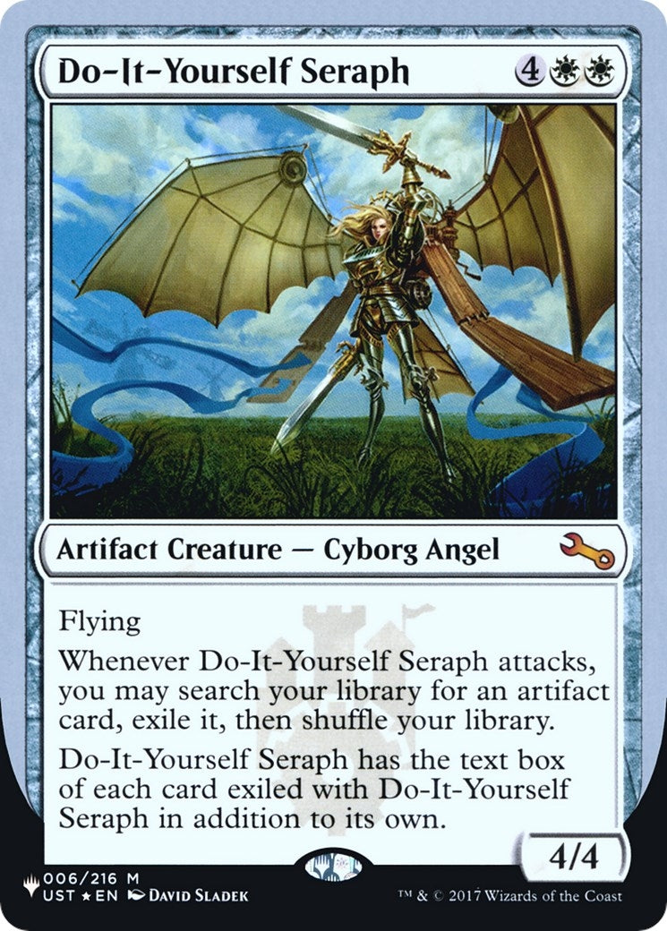 Image for Do-It-Yourself Seraph (006/216) [The List Reprints] - Magic: The Gathering