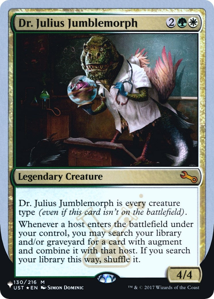 Image for Dr. Julius Jumblemorph (130/216) [The List Reprints] - Magic: The Gathering