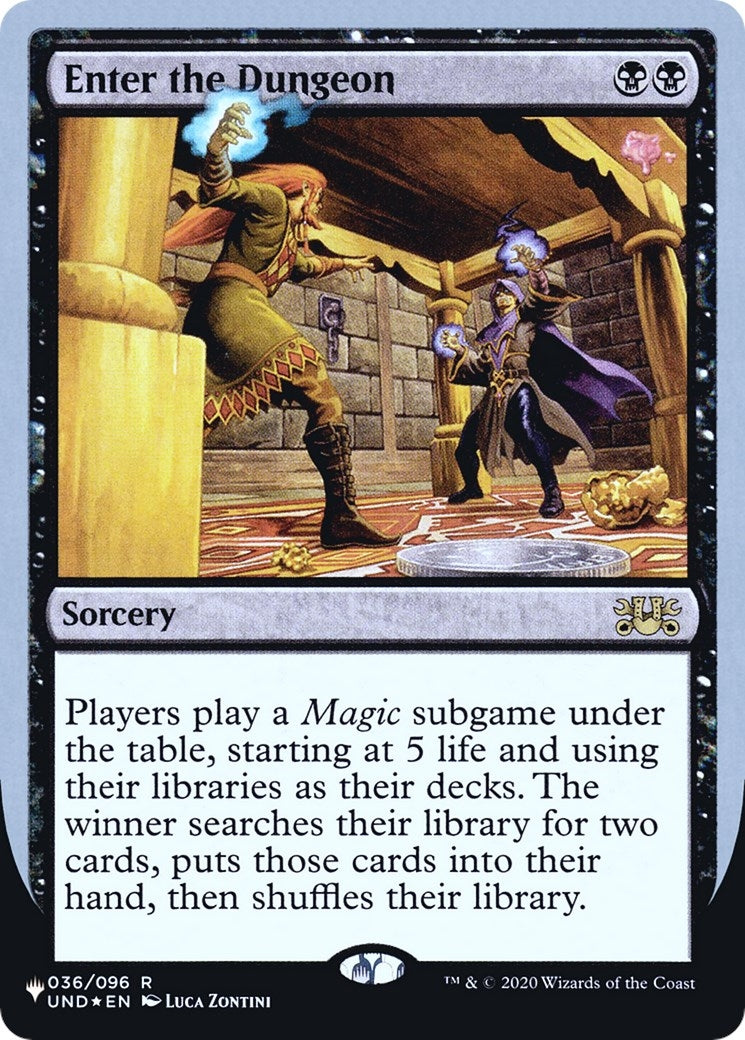 Image for Enter the Dungeon (036/096) [The List Reprints] - Magic: The Gathering