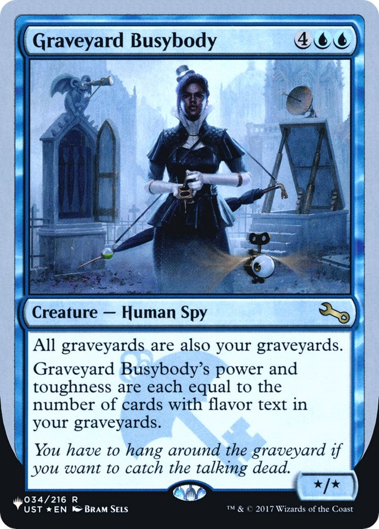 Image for Graveyard Busybody (034/216) [The List Reprints] - Magic: The Gathering