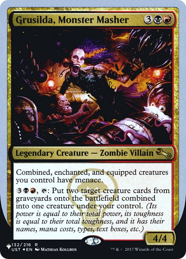 Image for Grusilda, Monster Masher (132/216) [The List Reprints] - Magic: The Gathering