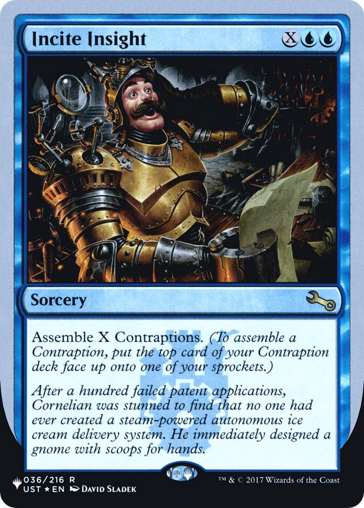 Image for Incite Insight (036/216) [The List Reprints] - Magic: The Gathering