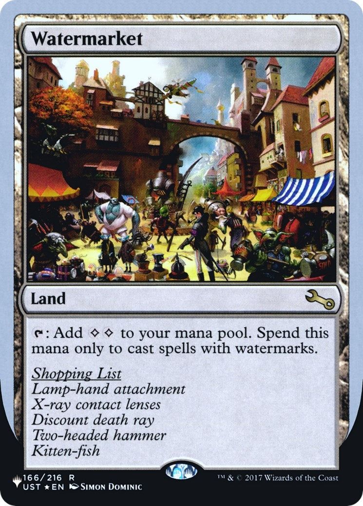 Image for Watermarket (166/216) [The List Reprints] - Magic: The Gathering