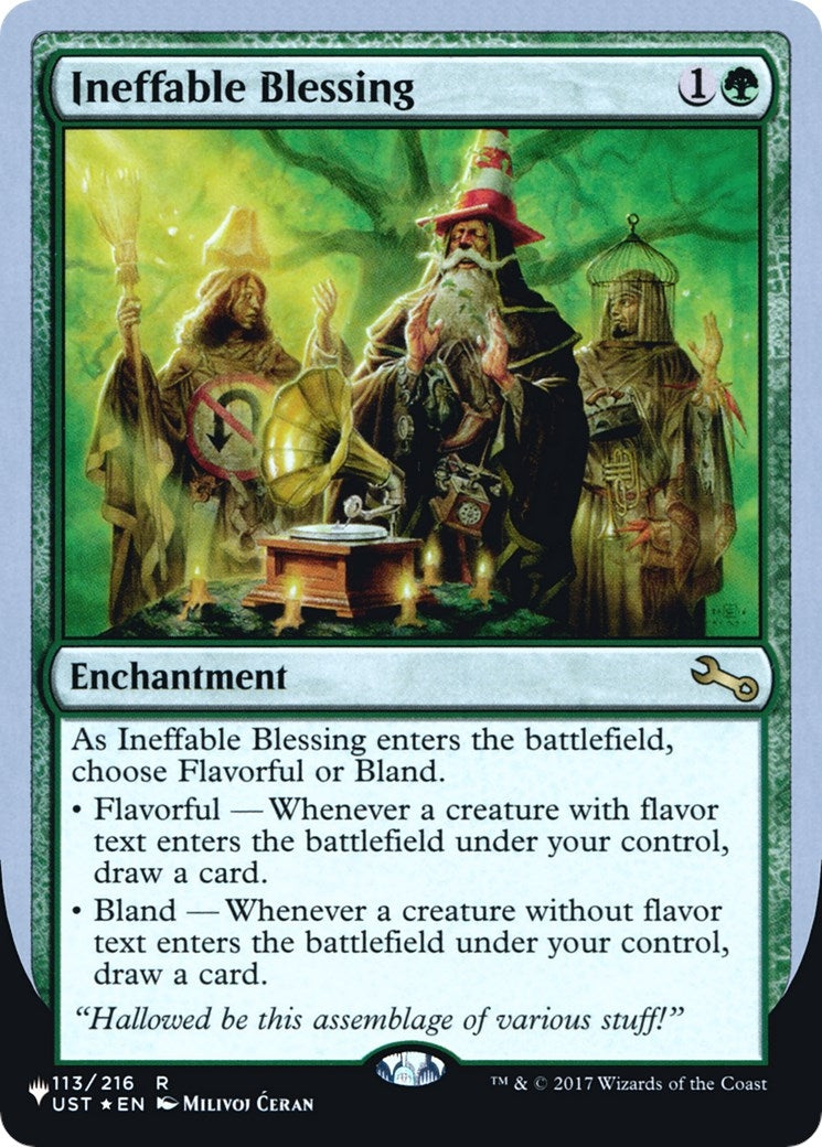 Image for Ineffable Blessing (A) (113/216) [The List Reprints] - Magic: The Gathering