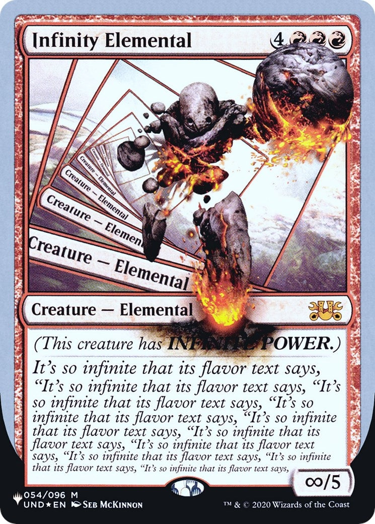 Image for Infinity Elemental (054/096) [The List Reprints] - Magic: The Gathering