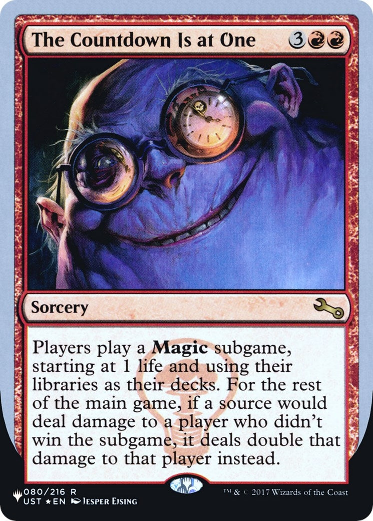 Image for The Countdown Is at One (080/216) [The List Reprints] - Magic: The Gathering