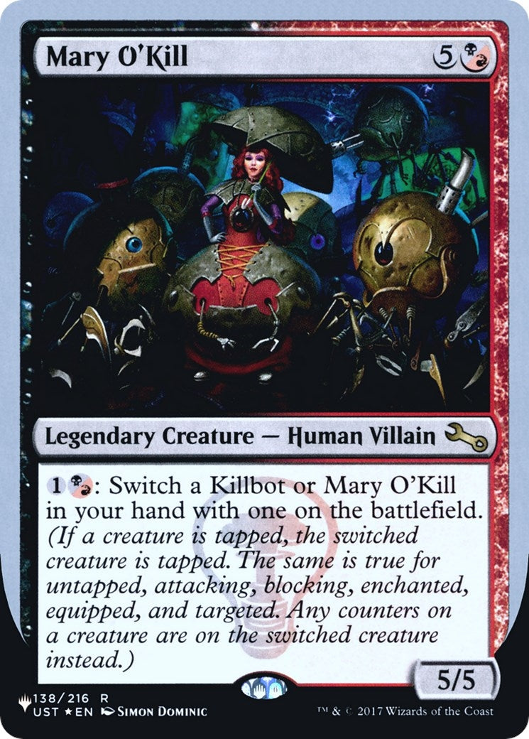 Image for Mary O'Kill (138/216) [The List Reprints] - Magic: The Gathering