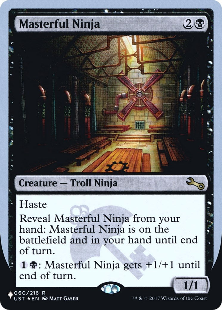 Image for Masterful Ninja (060/216) [The List Reprints] - Magic: The Gathering
