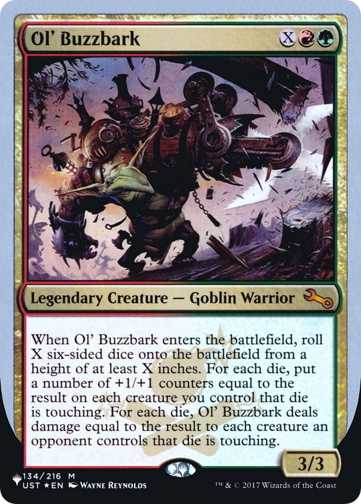Image for Ol' Buzzbark (134/216) [The List Reprints] - Magic: The Gathering