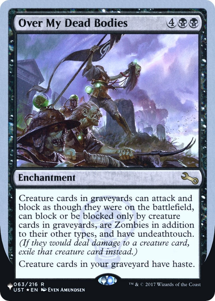 Image for Over My Dead Bodies (063/216) [The List Reprints] - Magic: The Gathering