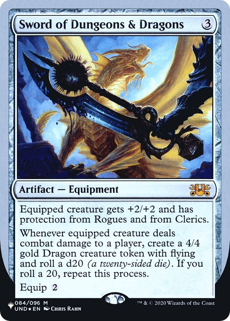 Image for Sword of Dungeons & Dragons (084/096) [The List Reprints] - Magic: The Gathering