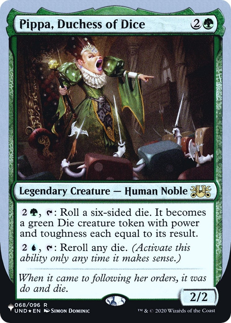 Image for Pippa, Duchess of Dice (068/096) [The List Reprints] - Magic: The Gathering
