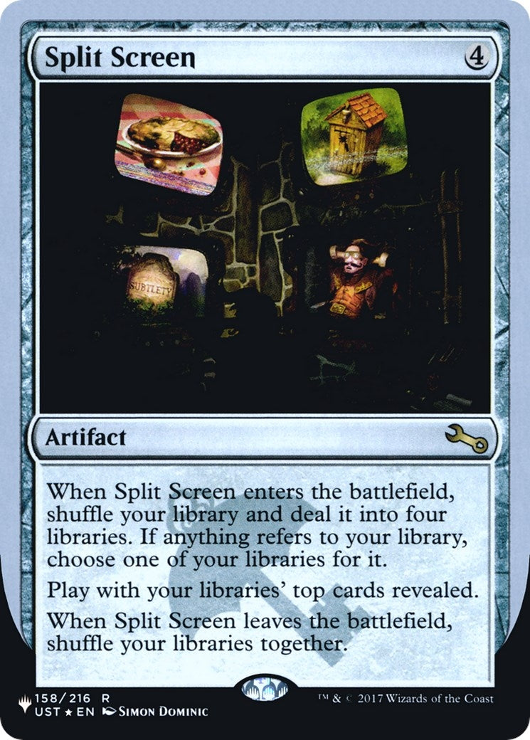 Image for Split Screen (158/216) [The List Reprints] - Magic: The Gathering
