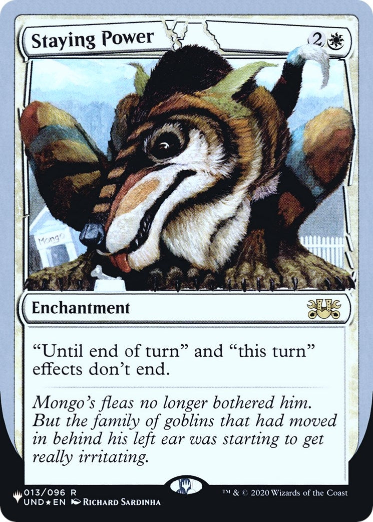 Image for Staying Power (013/096) [The List Reprints] - Magic: The Gathering