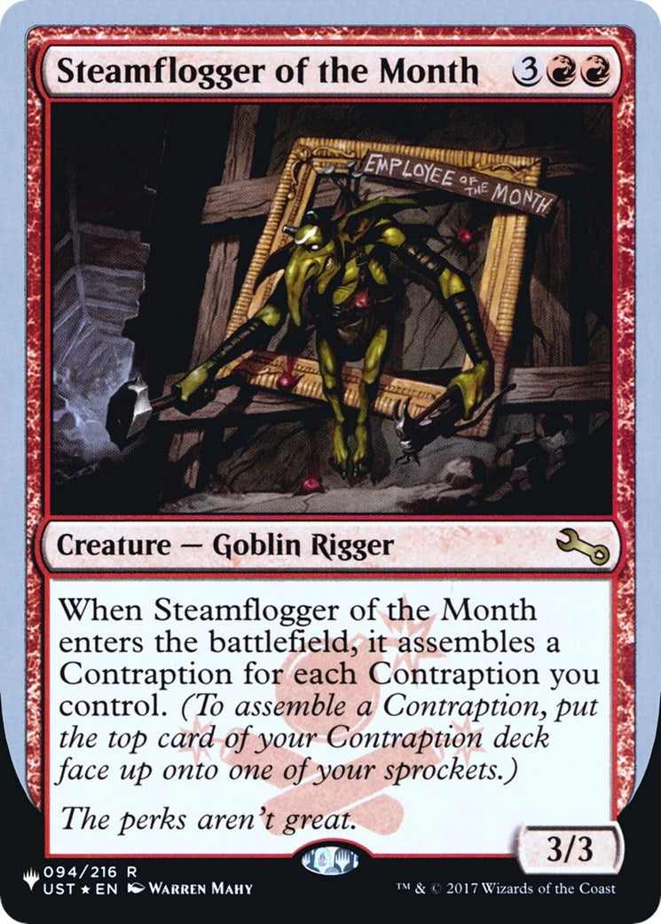 Image for Steamflogger of the Month (094/216) [The List Reprints] - Magic: The Gathering