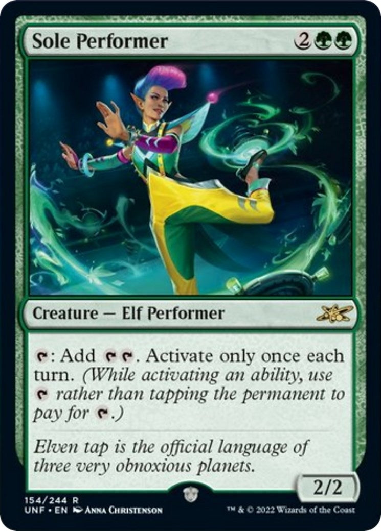 Image for Sole Performer (154) [Unfinity] - Magic: The Gathering