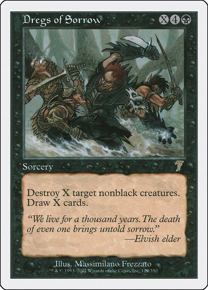 Image for Dregs of Sorrow (129) [7th Edition] - Magic: The Gathering